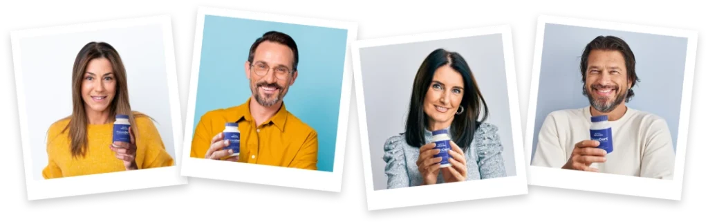 provadent customer holding bottles in hand